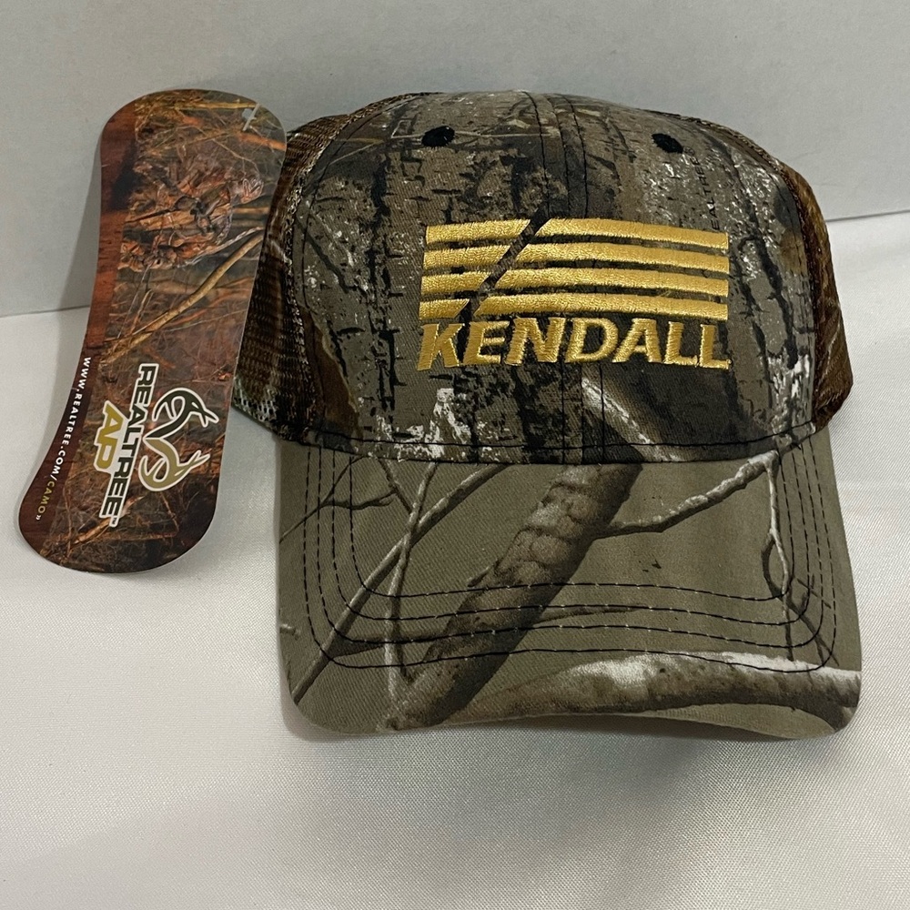 RealTree Kendall Camo Trucker Hat in Brown Green camo one size fits all NWT